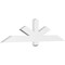 Ekena Millwork Kennewick Architectural Grade PVC Gable Bracket, 60"W x 15"H x 2"D x 4"F, 6/12 Pitch GBP060X15X0204KEN00 - alternate 1
